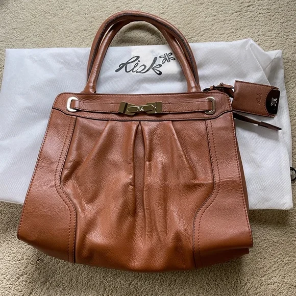Ri2k London Leather Handbag - Picture 1 of 6